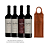 Kit Luigi Bosca De Sangre + Porta Vinho em Couro Ecológico Luigi Bosca - Imagem 1