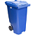 Contentor de Lixo com Rodas 240 Litros Azul - Imagem 1