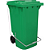 Contentor de Lixo com Rodas e Pedal 240 Litros Verde - Imagem 1