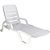 Espreguiçadeira Plástica Leblon Branca - Imagem 1