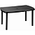 Mesa Retangular Desmontável Preta - Imagem 1
