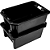 Caixa Plástica Empilhável 20 Litros Preta - Imagem 5