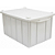 Caixa Plástica Empilhável 38 Litros Branca - Imagem 2