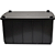 Caixa Plástica Empilhável 38 Litros Preta com Tampa - Imagem 2