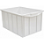 Caixa Plástica Empilhável 38 Litros Branca com Tampa - Imagem 4
