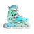 Patins Inline Cosmo JOY PRO Infantil Ajustável - Azul / LED - Imagem 1