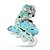 Patins Inline Cosmo JOY PRO Infantil Ajustável - Azul / LED - Imagem 2