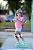 Patins Inline Cosmo Joy Infantil Ajustável - Azul - Imagem 8