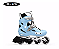 Patins Micro Skate CE Firefly Ajustável  - Azul/Rodas Led - Imagem 10