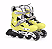 Patins Micro Skate CE Firefly Ajustável  - Amarelo/Rodas Led - Imagem 5