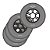 Rodas Para Patins Inline Alcedo One - 90mm Cinza / 4 rodas - Imagem 2