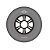 Rodas Para Patins Inline Alcedo One - 90mm Cinza / 4 rodas - Imagem 1