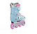 Patins Cosmo TG Blue/Pink - Base Rocker Abec-9 - Imagem 2