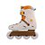 Patins Cosmo TG Beige/Brown - Base Rocker Abec-9 - Imagem 6