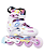 Patins Inline Flying Eagle Nadia ND – Rosa - Imagem 1