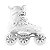 Patins FlyingEagle Reaver PRO T110mm - Branco - Imagem 5