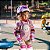 Capacete Infantil FlyingEagle KT In-Mold Ajustável – Leopardo Rosa - Imagem 2