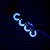 Rodas FlyingEagle LazerWheelz Ultra LED 88A SHR - Azul (4 Rodas) - Imagem 2