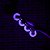 Rodas FlyingEagle LazerWheelz Ultra LED 88A SHR - Roxa (4 Rodas) - Imagem 2