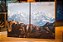 Conjunto com 2 quadros em tela canvas medindo 90cmx130cm cada - Imagem 1