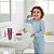 Kit gel Dental Infantil Carmed Fini Minhocas Maçã Verde 70g Gel Dental com Flúor + Escova + Copo Infantil P/Personalizar - Imagem 3