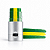 Kit Torcedor: Tinta Facial Bastão Verde Amarelo + Bandeira 90x150 Capa Torcedor - Imagem 7