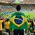 Kit Torcedor: Tinta Facial Bastão Verde Amarelo + Bandeira 90x150 Capa Torcedor - Imagem 3