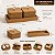 Kit Organizador em MDF com Bandeja - Imagem 3