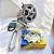 Alternador Fusca Kombi Cromado Kit Completo Extra Forte 75a - Imagem 1