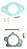 Kit Carburador Gm Opala 4 Cil Dfv Weber 228028/32 Gasolina - Imagem 3