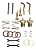 Kit Carburador Vw Fusca Brasilia Dupla Carburador 35 Pdsit - Imagem 3