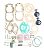 Kit Carburador Vw Fusca Brasilia Dupla Carburador 35 Pdsit - Imagem 4