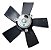 Ventoinha Eletroventilador Kadett 1.8 2.0 1989 A 1993 Bosch - Imagem 2