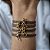 Pulseira Corredora Chakra Ouro - Imagem 1