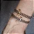 Pulseira Corredora Lapidada Prata - Imagem 3