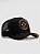 Boné Trucker Brasão Camurça Preto e Amarelo MVCK - Imagem 1