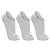 Meia Lupo Sport Kit 3 Branca 37 ao 40 - Imagem 1