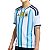 Camisa Adidas Titular da Seleção Argentina 26 Messi Infantil - Imagem 1