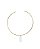 2515 - CHOKER SELENITA BRANCA BANHO OURO - Imagem 1