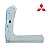 RETALHO LATERAL COLUNA DIANTEIRA ESQUERDA MITSUBISHI L200 TRITON 2008 A 2014 5311A487 - Imagem 2