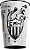 Copo do Galo - Coração Alvinegro 2025 - Preto - 550ml - Imagem 1