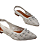 Sapatilha Slingback Off White - Imagem 3