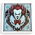 Art Deco Quadro Pennywise (It a coisa) 18cmx18cm - Imagem 1