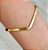 Bracelete V Dourado - Imagem 1