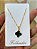Colar Trevo Preto - Imagem 1