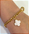 Pulseira Corrente Trevo Perolado - Imagem 1