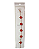 Pulseira Trevo Vermelho Dourado - Imagem 1