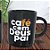 Coleção Caneca Café com Deus pai - Total Black ou bege Acetinada - Imagem 1