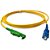Patch Cord E2000-APC SC-UPC Single Mode SX 3.0MM 2M LSZH - Imagem 1