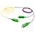 Splitter Hibrido 1x2 FBT 30-70% + 1x9 SC-APC PLC - Imagem 1